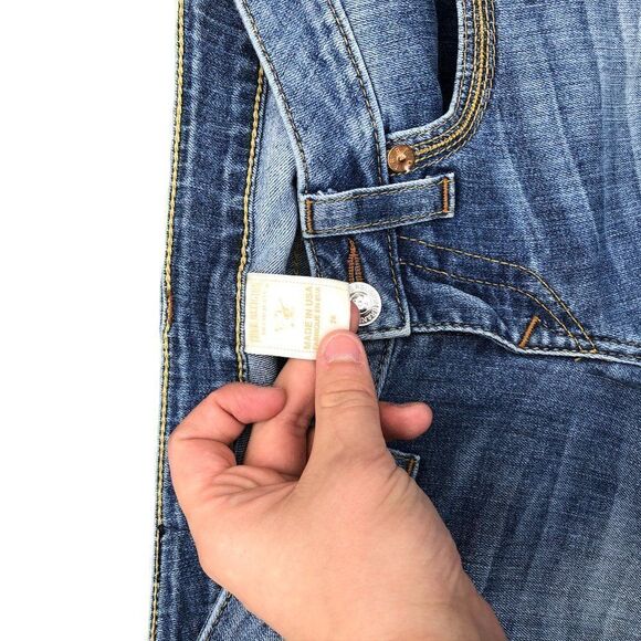 TRUE Religion Jeans Size 26 SKINNY Blue - Picture 5 of 6